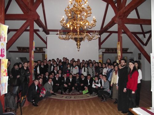 150 de tineri au sărbătorit Dragobetele la Centrul Eparhial Giurgiu