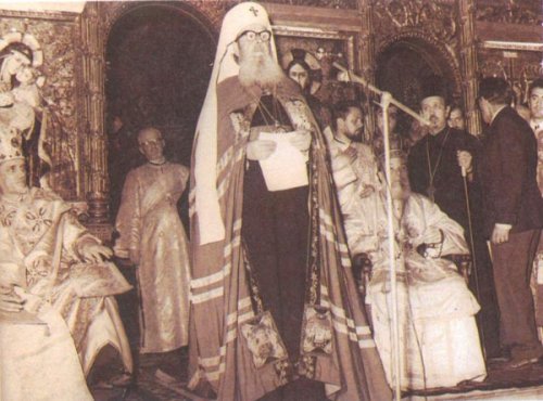 La înscăunarea celui de-al patrulea patriarh al României