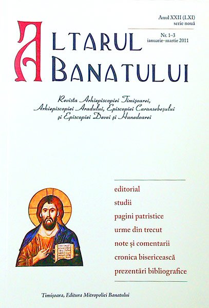 A apărut primul număr din anul 2011 al revistei „Altarul Banatului“