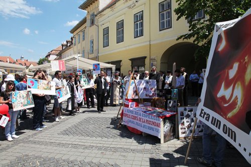 Un marş pentru viaţă la Sibiu