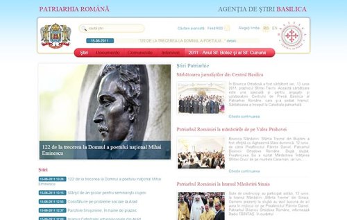 Trei ani de existenţă a Agenţiei de ştiri BASILICA a Patriarhiei Române