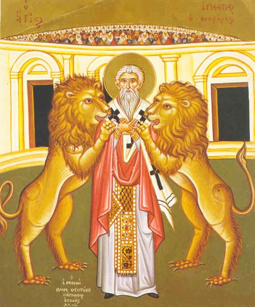 Sfântul Ignatie, arc de lumină între răsărit şi apus