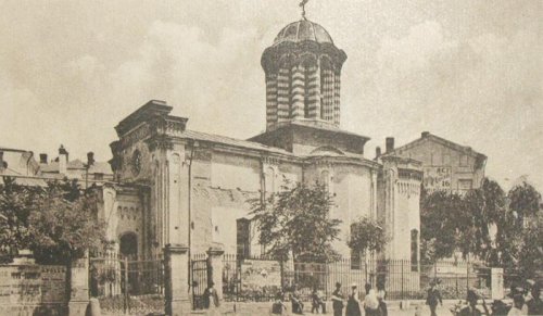 Biserica Curtea Veche din Capitală înainte de restaurare