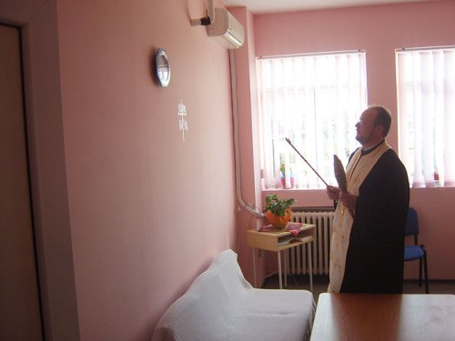Sfinţirea secţiei de recuperare medicală a Spitalului Municipal din Paşcani