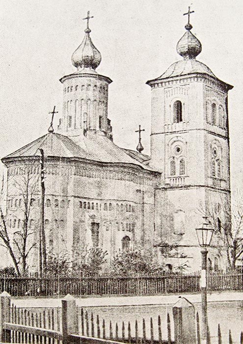 Biserica „Sf. Gheorghe“ din Botoşani la 1900