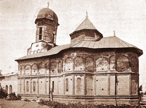 Biserica boierească de la Corbii Mari-Vlaşca la 1900