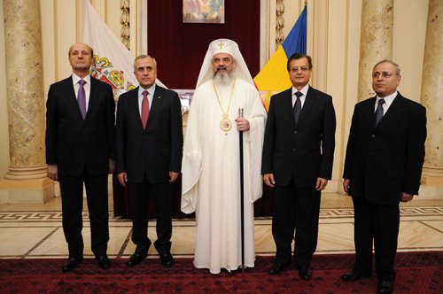 Preşedintele Republicii Libaneze în vizită la Patriarhia Română