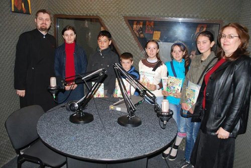 Vizită la Radio „Lumina“ în cadrul programului „Şcoala altfel“