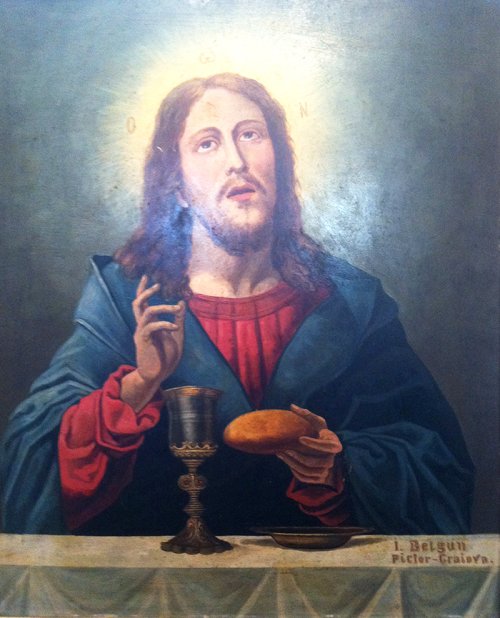 Semnificaţia icoanei „Iisus Hristos cu pâine şi cupă“