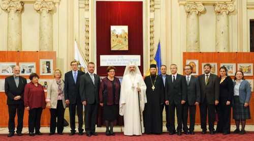 Delegaţie germană la Palatul Patriarhiei