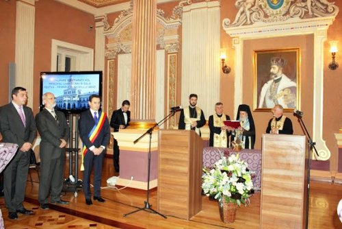 Inaugurarea sălii festive a Palatului administrativ din Arad
