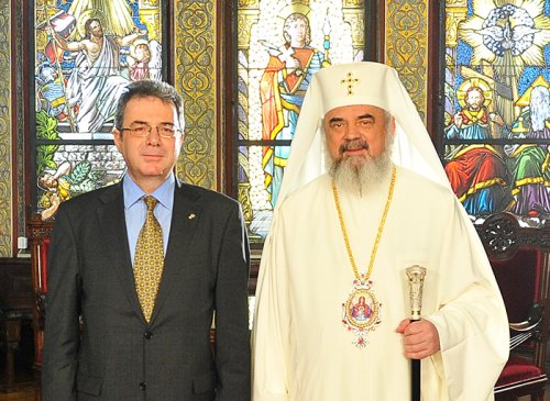 Vizită de rămas-bun la Patriarhia Română
