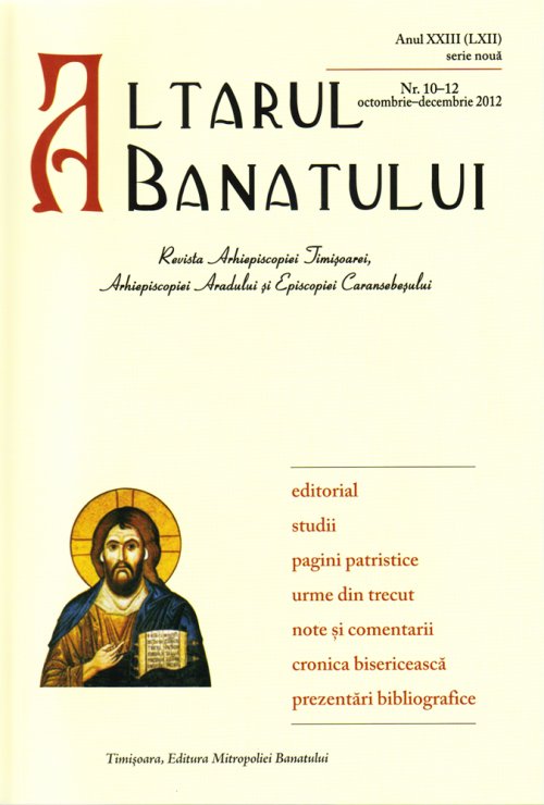 Un nou număr al revistei mitropolitane „Altarul Banatului“