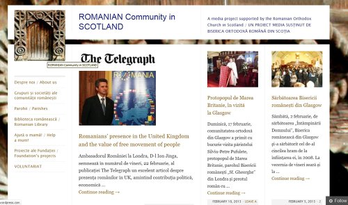 Proiect media în sprijinul românilor din Scoţia