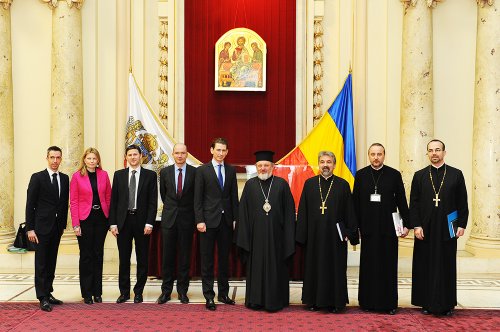 Secretarul de stat pentru Integrare al Guvernului Austriei în vizită la Patriarhia Română