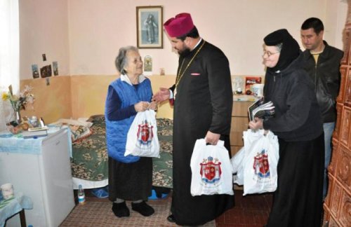 Acţiune social -filantropică la Căminul de bătrâni din Mironeşti, judeţul Giurgiu