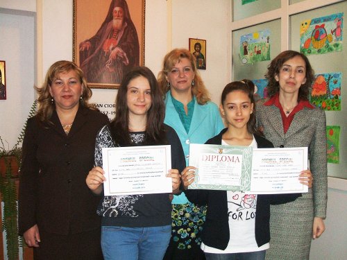 Premii pentru elevii  din Oradea