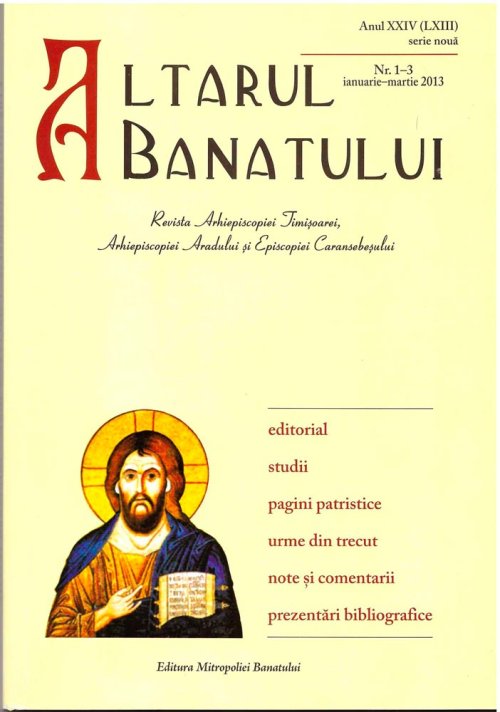 Un nou număr al revistei „Altarul Banatului“