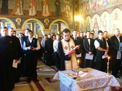 Jurământul de credinţă al tinerilor teologi ortodocşi din Cluj-Napoca