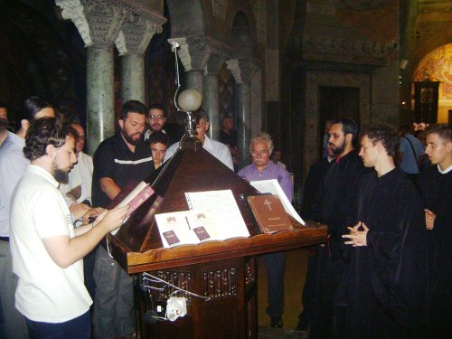 Master-class de muzică bizantină la Mănăstirea Nicula