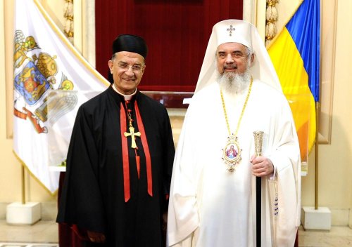 Patriarhul Bisericii Maronite din Liban în vizită la Patriarhia Română