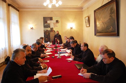 Consiliul eparhial întrunit la Timişoara