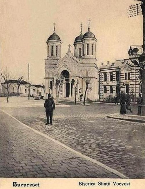 Biserica „Sfinţii Voievozi“ - Griviţa la începutul secolului trecut
