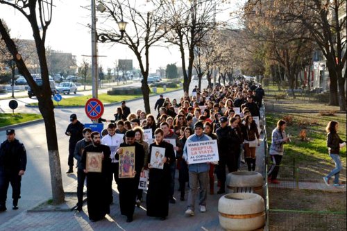 Marş pentru viaţă în Slatina