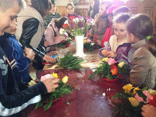 Atelier de tehnică florală la Cisnădie