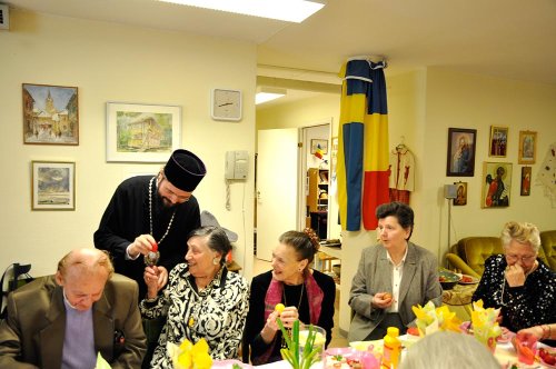 Agapă pascală cu românii pensionari din Stockholm
