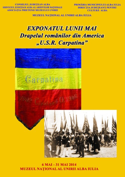 Drapelul românilor din SUA, la Alba Iulia