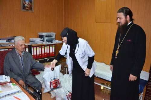 Acţiune filantropică la Cabinetul „Sfântul Ioan Rusul“ din Giurgiu
