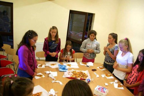Excursie la Sighişoara pentru copiii din Parohia Someşu Rece, Huedin