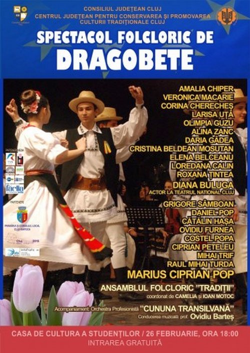 Spectacol de Dragobete la Cluj-Napoca