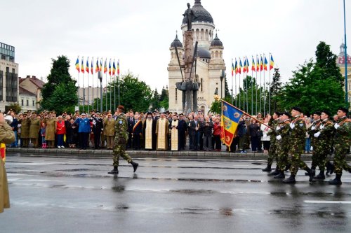 Ceremonii religioase şi militare în cinstea Drapelului Naţional
