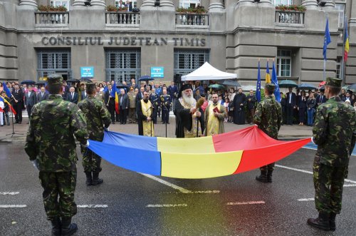 Ziua drapelului sărbătorită la Timișoara