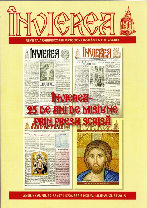 Număr festiv  al revistei „Învierea”