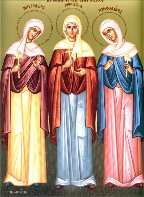 Sf. Mc. Minodora, Mitrodora şi Nimfodora