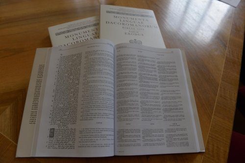 Proiectele de valoare sunt duse până la capăt - „Monumenta linguae Dacoromanorum. Biblia 1688”
