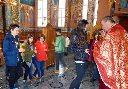 Activităţi cu elevii la Biserica „Naşterea Domnului” din Cluj-Napoca 