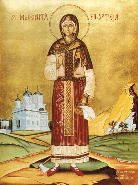 Sfântaţă Muceni Filofteia de la Curtea de Argeş; Sfântul Ierarh Ambrozie, Episcopul Mediolanului