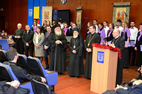 Concert de colinde al corurilor Facultății de Teologie din Arad
