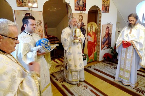 Liturghie arhierească la mănăstirea de la Someşul Cald, Cluj