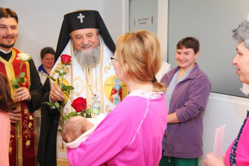 IPS Laurenţiu a vizitat Maternitatea din Sibiu