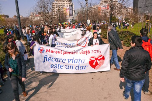 Patriarhia Română susţine  Marşul pentru viaţă 2016