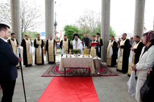 Binecuvântarea lucrărilor la catedrala din Focşani