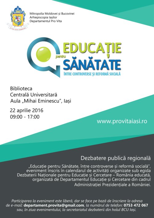 Dezbatere publică regională sub egida Administraţiei Prezidenţiale a României