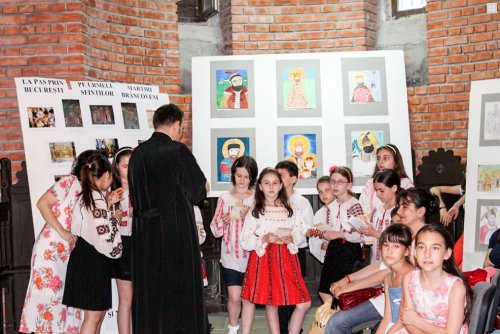 Expoziţie de pictură și premiere a olimpicilor la Biserica Iancu Vechi-Mătăsari