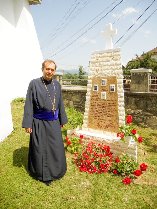 Sfințirea monumentului dedicat unor mari pictori români