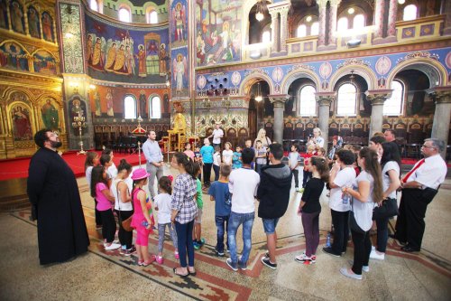 Copiii de la biserica Brașov-Triaj, în vizită la Sibiu